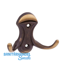 Mantelhaken Valentino Breite 83 mm, H�he 65 mm,Zinkdruckguss patiniert