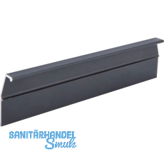 Griffleiste Alhena L�nge 2500 mm, abl�ngbar, Aluminium schwarz matt eloxiert