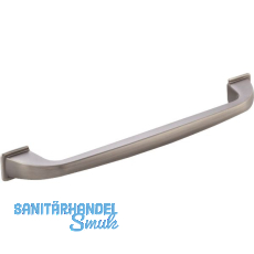 Griff Mansel LA 160 mm, Breite 192 mm, Aluminium Edelstahl Effekt dunkel