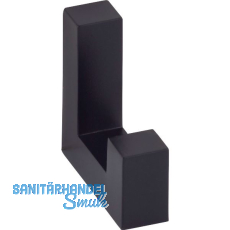 Mantelhaken Force Breite 12 mm, H�he 40 mm, Zinkdruckguss schwarz lackiert