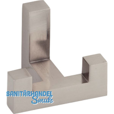 Mantelhaken Coats Breite 52 mm, H�he 40 mm, Zinkdruckguss Edelstahl Effekt