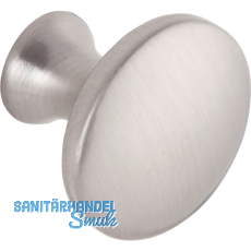 Knopf Brock � 28 mm, Tiefe 25 mm, Zinkdruckguss Edelstahl Effekt