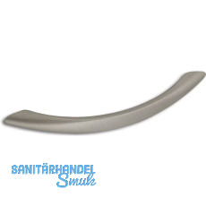 Griff Ikaros LA 128 mm, Breite 154 mm, ZN Edelstahl Effekt