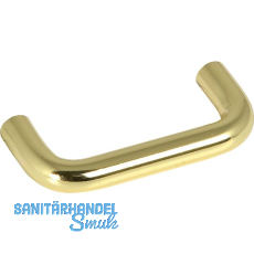 Griff Sulis ø 10 mm, LA 64 mm, Breite 74 mm, Stahl vermessingt Griff Sulis ø 10 mm, LA 64 mm, Breite 74 mm, Stahl vermessingt