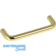 Griff Sulis � 10 mm, LA 96mm, Breite 106 mm, Stahl vermessingt