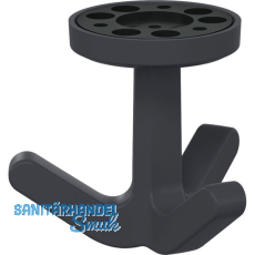 Dreifach-Drehhaken HEWI 477.94B030 elastisch, Kunstoff TPU anthrazit matt Dreifach-Drehhaken HEWI 477.94B030 elastisch, Kunstoff TPU anthrazit matt