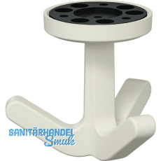 Dreifach-Drehhaken HEWI 477.94B030 elastisch, Kunstoff TPU reinwei� matt