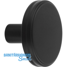 Knopf Isis ø 35 mm, Tiefe 24 mm, Zinkdruckguss schwarz matt Knopf Isis ø 35 mm, Tiefe 24 mm, Zinkdruckguss schwarz matt