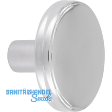 Knopf Isis � 35 mm, Tiefe 24 mm, Zinkdruckguss verchromt poliert