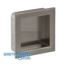 Muschelgriff Ladra Breite 56 mm, Einlassmaß 50 x 50 mm, ZN Edelstahl Effekt Muschelgriff Ladra Breite 56 mm, Einlassmaß 50 x 50 mm, ZN Edelstahl Effekt