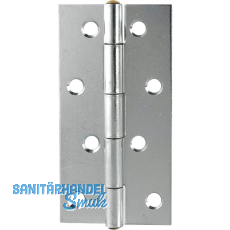 SECOTEC Scharnierband gerollt mit vernieteten Stift gerade 100X52 mm VZ SB-2 BL4