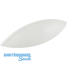 Muschelgriff Moss zum Aufschrauben, Breite 126 mm, Zinkdruckguss wei� matt