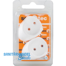 SECOTEC Schrankrohrlager rund 25 mm Kunststoff wei� SB-2 BL2