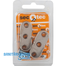 SECOTEC Schrankrohrlager oval vernickelt SB-2 BL1