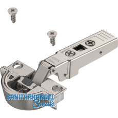 BLUM CLIP top BLUMOTION Alurahmenscharnier 95�, gerade mit Feder, Schrauben