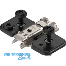 BLUM CLIP ONYX Exzenter Kreuzmontageplatte, Stahl, EXPANDO, Distanz 0 mm BLUM CLIP ONYX Exzenter Kreuzmontageplatte, Stahl, EXPANDO, Distanz 0 mm