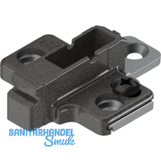 BLUM CLIP ONYX Kreuzmontageplatte, Zink, Systemschrauben Distanz 6 mm