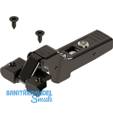 BLUM CLIP top ONYX Alurahmenscharnier 95°, 9,5 mm gekröpft mit Feder, Schrauben BLUM CLIP top ONYX Alurahmenscharnier 95°, 9,5 mm gekröpft mit Feder, Schrauben