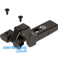 BLUM CLIP top ONYX Alurahmenscharnier 95°, 18 mm gekröpft mit Feder, Schrauben BLUM CLIP top ONYX Alurahmenscharnier 95°, 18 mm gekröpft mit Feder, Schrauben