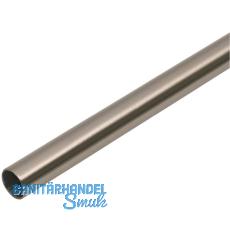 Relingrohr Ø 16 mm, Länge 1500 mm, Stahl Edelstahl Effekt Relingrohr Ø 16 mm, Länge 1500 mm, Stahl Edelstahl Effekt