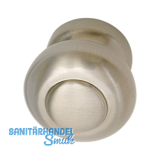 Endkappe Stil mit Gewindestift und KSmuffe, Zamak Edelstahl Effekt