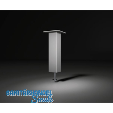 Barkonsole Capri 50 x 50 x 230 mm gerade Aluminium natur eloxiert