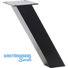 Barkonsole Capri 50 x 50 x 170 mm schr�g Aluminium schwarz