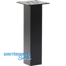 Barkonsole Capri 50 x 50 x 170 mm gerade Aluminium schwarz