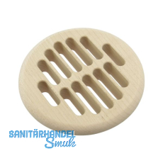 L�ftungsrosette rund 83 mm Europ�isches Ahorn roh