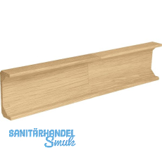 Griffmulde Holz C-Profil horizontal, L�nge 2400 mm, Eiche roh keilgezinkt