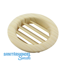 L�ftungsrosette rund 74 mm Fichte roh