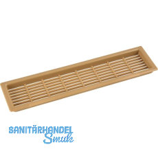 L�ftungsgitter 222 x 56 mm Kunststoff Beige