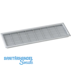 L�ftungsgitter 222 x 56 mm Kunststoff verchromt