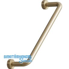 Griff Lounge ø 7 mm, LA 128 mm, Breite 142 mm, Messing gebürstet Griff Lounge ø 7 mm, LA 128 mm, Breite 142 mm, Messing gebürstet