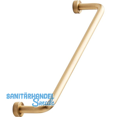 Griff Lounge � 7 mm, LA 160 mm, Breite 174 mm, Messing geb�rstet