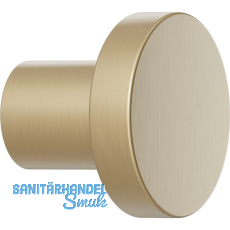 Knopf Dot � 30 mm, Tiefe 26 mm, Messing geb�rstet