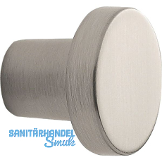 Knopf Dot � 30 mm, Tiefe 26 mm, Zinkdruckguss Edelstahl Effekt