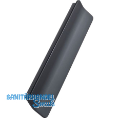 Griff Leaf LA 160 mm, Breite 200 mm, Zinkdruckguss schwarz matt