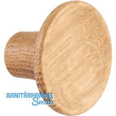 Knopf Tuba � 28 mm, Tiefe 19 mm, Eiche lackiert