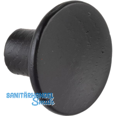 Knopf Tuba � 28 mm, Tiefe 19 mm, Esche schwarz gebeizt