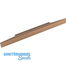 Griff Facet LA 96 mm, Breite 220 mm, Aluminium messing matt Griff Facet LA 96 mm, Breite 220 mm, Aluminium messing matt