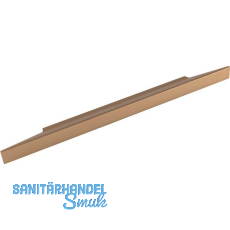 Griff Facet LA 160 mm, Breite 284 mm, Aluminium messing matt Griff Facet LA 160 mm, Breite 284 mm, Aluminium messing matt