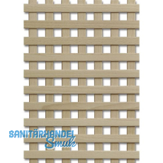 Holzgitter ganze Tafel gerade 1230 x 600 mm Eiche