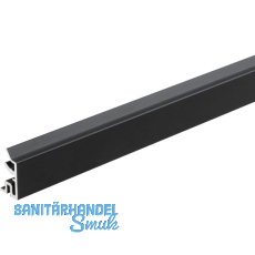 ALUMIS Sockelsystem Sockelblenden unten 5000 mm schwarz ALUMIS Sockelsystem Sockelblenden unten 5000 mm schwarz