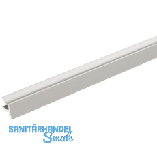 ALUMIS Sockelsystem Lüftungslamellen 5000 mm Edelstahl-Effekt ALUMIS Sockelsystem Lüftungslamellen 5000 mm Edelstahl-Effekt