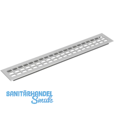 Lüftungsgitter 800 x 60 mm Aluminium natur eloxiert Lüftungsgitter 800 x 60 mm Aluminium natur eloxiert