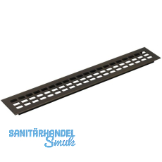 L�ftungsgitter 800 x 100 mm Aluminium bronze eloxiert