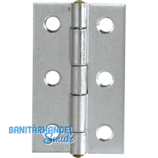 POHL Scharnier DIN 7954 A schmal 50 x 31 mm, Stahl verzinkt