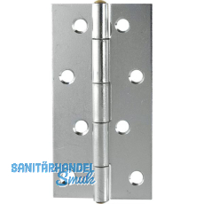 POHL Scharnier DIN 7954 A schmal 100 x 52 mm, Stahl verzinkt