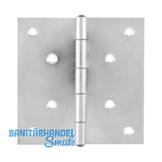 POHL Scharnier DIN 7954 C quadratisch 100 x 100 mm, Stahl verzinkt